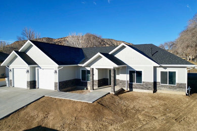 Inspiration for an exterior home remodel in Salt Lake City