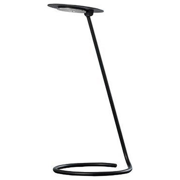 15" Tall "Andi" Adjustable LED Desk Lamp, Satin Black