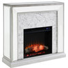 Trandling Electric Fireplace - Antique Silver