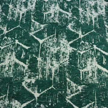 Francis Abstract Design Chenille Jacquard Upholstery Fabric, Galapagos