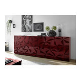 Prisma (red) 4 door sideboard