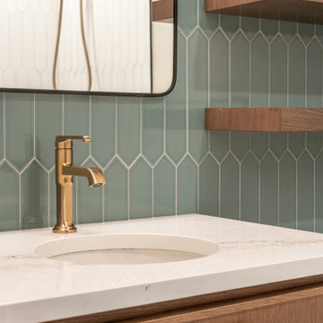 Modern Warm Bathroom Remodel | Boulder, Colorado