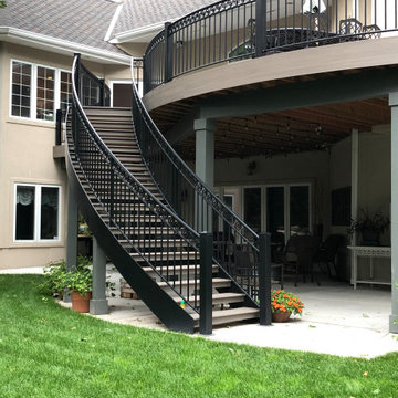 New Deck Rail and Staircase