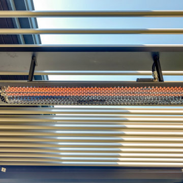 StruXure Adjustable Pergola with Phantom Motorized Screens