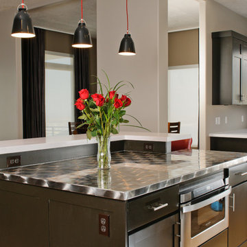 Contrasting Contemporary Kitchen Remodel