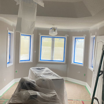 Dustless popcorn removal
