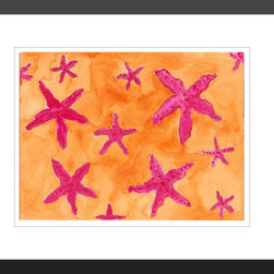 Pink Starfish Giclee Print - Fine Art Prints