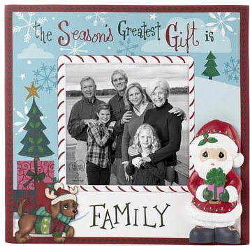 The Season's Greatest Gift Is Family Photo Frame by Precious Moments