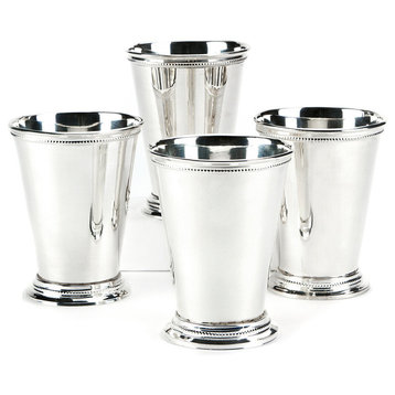 Two's Company Set of 4 Mint Julep Cups in Gift Box