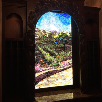 Glass Mosaic Mural, Wine Grotto