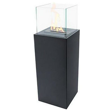 The Bio Flame Torch 2.0 - 39" Tall Free Standing Ethanol Fireplace-Column