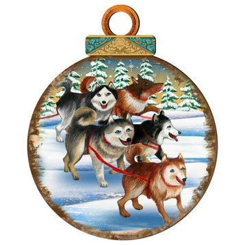 Huskies Ornament Ball
