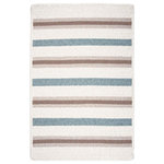 Colonial Mills - Colonial Mills Allure Braided Modern/Contemporary Rug Sparrow - 2' X 8' - Sleek horizontal lines in fashionable hues offer a modern twist to the heathered look and warmth of this rectangular, striped area rug.