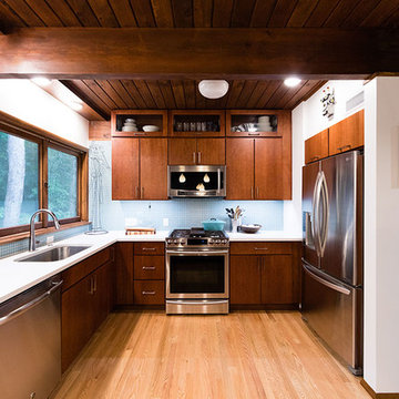 West Lafayette Mid Century Modern Kitchen Remodel