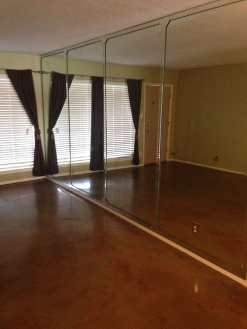 Floor to ceiling mirrors?