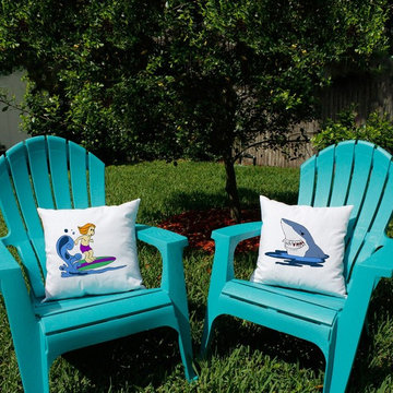 Nautical and Beach Throw Pillows