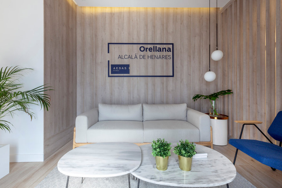 AEDAS HOMES piso piloto promoción Orellana y oficinas