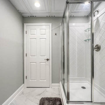 Featured Projects - Bathroom Build in Basement