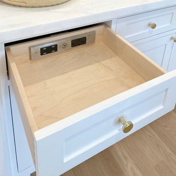 Kitchen In-Drawer Charging Outlets