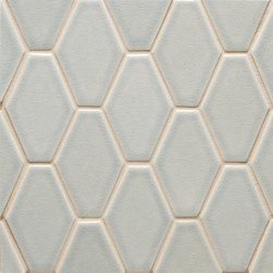 Vibe Hustle Hex Mosiac Field in Blue Shadow - Tile