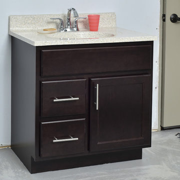 Onyx Maple Bathroom Vanity Cabinets