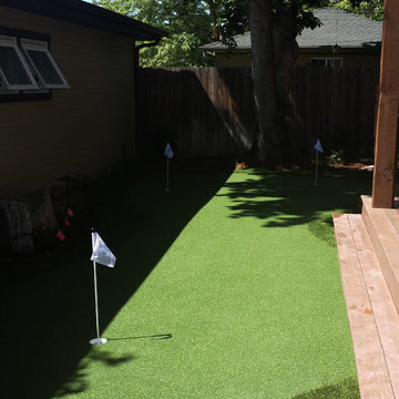 Synthetic Grass Putting Green in Fort Collins