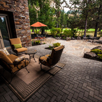 Broken Top Xeriscape and Natural Fire Pit Patio