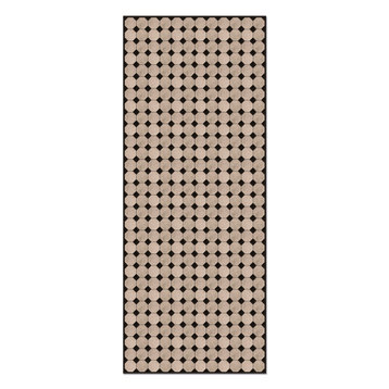 Mosaic Tile Decorative Vinyl Floor Mat, 2' x 5'