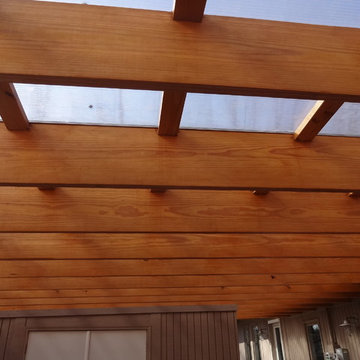 Mid-century modern carport (Greyslate provided construction services)