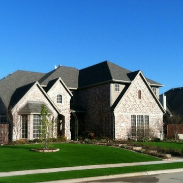 Dallas, TX - Front Yard Landscape Grass