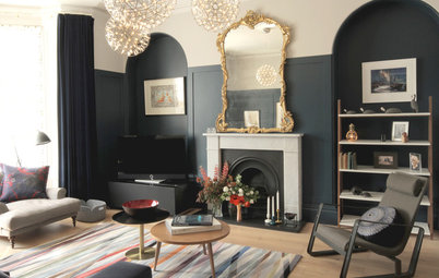 Houzz Tour: A Luxe Modern Makeover for a Period Scottish Flat