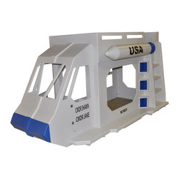 Rocket Ship Bunk Bed w/ Missile - Products