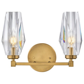 Hinkley Lighting 52482 Ana 2 Light 14"W Bathroom Vanity Light - Heritage Brass