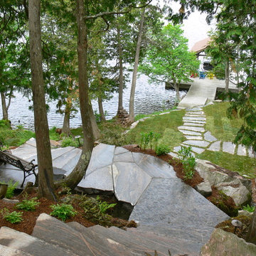 Steep Waterfront Landscape Solutions