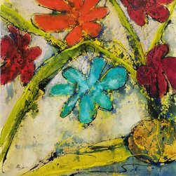"Fleurs LX" on Canvas by Zarin - Paintings