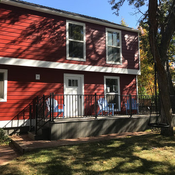 James Hardie reside and new Trex Deck Build