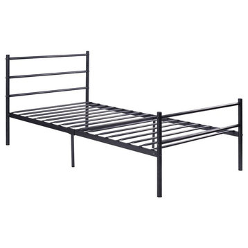Twin Size Metal Bed Frame 6 Legs