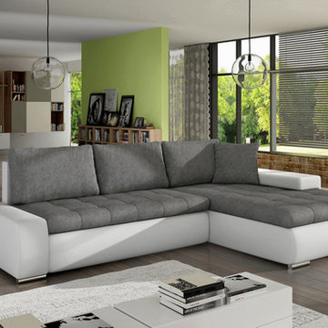 European sectional sleeper sofa DANTE