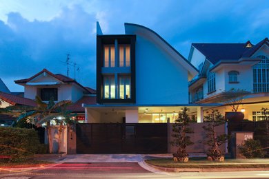 Design ideas for a modern exterior in Singapore.