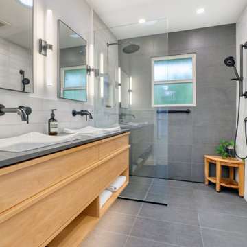 Modern Aging in Place Bathroom in Northgate