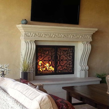 Custom Mantels and Fireplace Doors