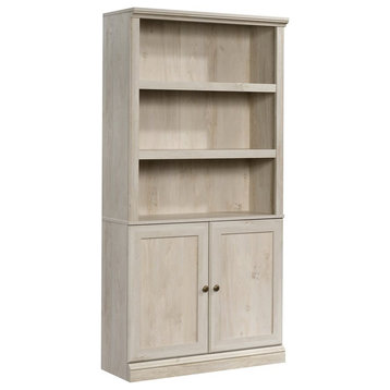 Sauder Engineered Wood 3-Shelf Bookcase in Chalked Chestnut