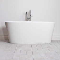 Lusso Stone oval Stone Resin Solid Surface Freestanding Bath 1580 - Baths