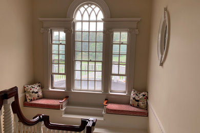 Example of a classic staircase design in Boston
