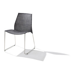 Cane-Line Twist Dining Chair Sled Base Black - Dining Chairs