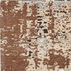 Aldey Brown Pixel Camo Cotton Rug, 8'x10'