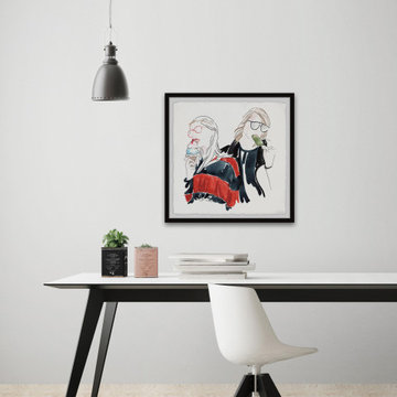 "Cool Refreshments" Framed Painting Print