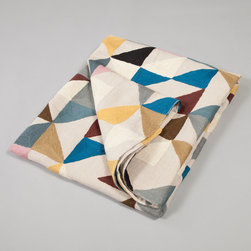 Harlequin Linen Throw - Throws