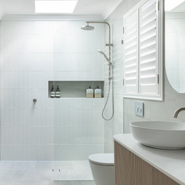 Modern Bathroom Renovation with Skylight | Willagee, Perth