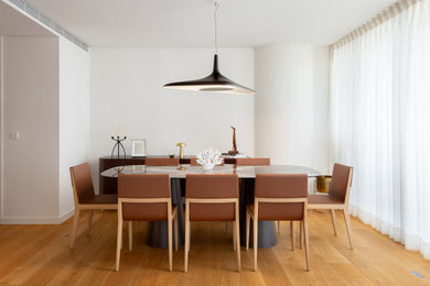 Dining room - contemporary dining room idea in Other